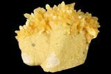 Fluorescent, Yellow Calcite Crystal Cluster - South Dakota #129705-2
